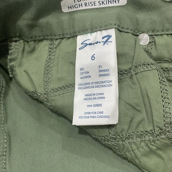 Seven7 NWT Tummyless High Rise Slimming Control Panel Skinny Jeans Size 6 Women - Picture 9 of 10